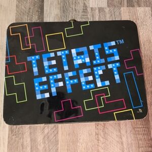 Tetris Effect Vintage-Inspired Tin Tote Lunch Box Retro 80s 90s Gamer Rare